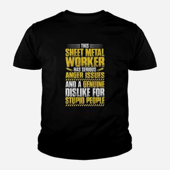 Sheet Metal Worker Youth T-shirt | Crazezy DE