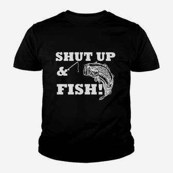 Shut Up N Fish Funny Country Song Youth T-shirt | Crazezy CA