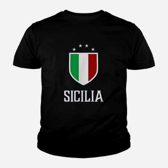 Sicilia Italy Italian Italia Youth T-shirt | Crazezy