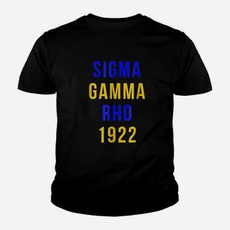 Sigma Gamma Rho 1922 Youth T-shirt | Crazezy