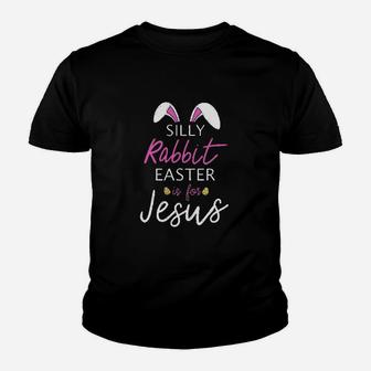 Silly Rabbit Easter Outfit Bunny Ears Youth T-shirt | Crazezy UK
