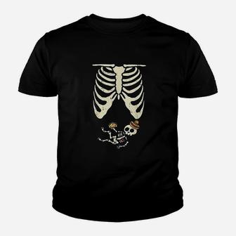 Skeleton Mexican Mom Baby Reveal Shower Youth T-shirt | Crazezy CA
