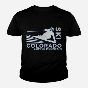 Ski Copper Mountain Hoodie - Vintage Snow Ski Sweatshirt Youth T-shirt | Crazezy