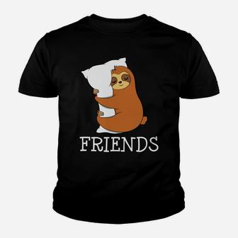 Sloth Pillow Friends Lazy Cute Kawaii Anime Japanese Sweatshirt Youth T-shirt | Crazezy CA