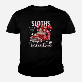 Sloths Are My Valentine Youth T-shirt - Monsterry AU