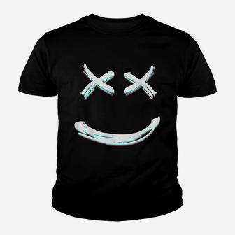 Smile Face X Eyes Youth T-shirt | Crazezy UK