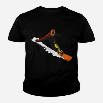 Snow Sport Snowboarding Snowboarder Gift Snowboard Youth T-shirt | Crazezy