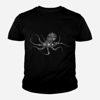 Snowflake Merry Christmas Gifts - Ocean Animal Octopus Youth T-shirt | Crazezy DE