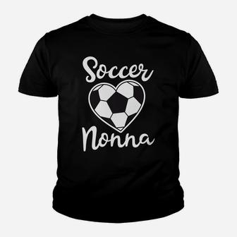 Soccer Nonna Womens Italian Grandma Soccer Game Gift Youth T-shirt | Crazezy AU