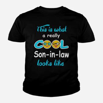 Son-In-Law Cool Funny Birthday Christmas Gift Idea Sweatshirt Youth T-shirt | Crazezy DE