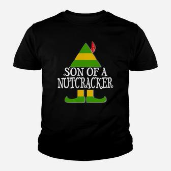 Son Of A Nutcracker Funny Elf Christmas Holiday Sweatshirt Youth T-shirt | Crazezy DE