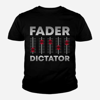 Soundboard Fader Dictator | Cool Musical Sound Engineer Youth T-shirt | Crazezy UK