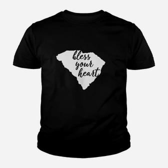 South Carolina Bless Your Hear Youth T-shirt | Crazezy