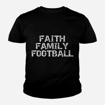 Southern Christian Game Day Apparel Faith Family Football Youth T-shirt | Crazezy UK