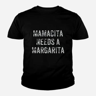 Spanish Mamacita Drinking Margarita Vacation Cruise Youth T-shirt | Crazezy