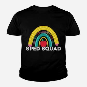 Sped Squad Special Education Teacher Sped Ed Team Rainbow Youth T-shirt | Crazezy