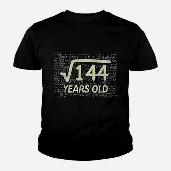 Square Root Of 144 12Th Birthday Youth T-shirt | Crazezy UK