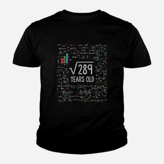 Square Root Of 289 Youth T-shirt | Crazezy DE