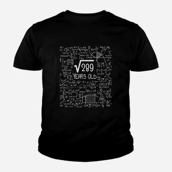 Square Root Of 289 Youth T-shirt | Crazezy UK