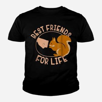 Squirrel Best Friend For Life Gift Youth T-shirt | Crazezy