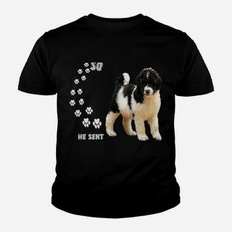 St Berpoo Dog Mom Dad Quote Costume, Cute Saint Berdoodle Youth T-shirt | Crazezy