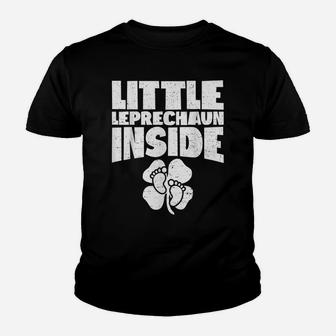 St Patrick Day Little Leprechaun Baby Happy Mom Wife Gift Youth T-shirt | Crazezy