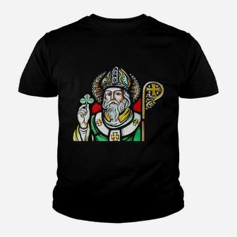 St Patrick The Patron Saint Of Ireland St Patricks Day Youth T-shirt | Crazezy DE