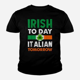 St Patrick Was Italian StPatrick's Day Gift Youth T-shirt | Crazezy