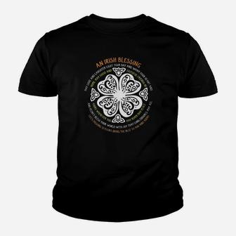 St Patricks Day An Irish Blessing Youth T-shirt - Monsterry