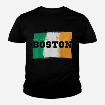 St Patricks Day Boston Massachusetts Irish Youth T-shirt | Crazezy CA