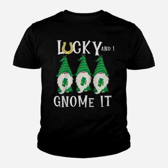 St Patricks Day Shirt Men Gnome St Pattys Paddys Day Punny Raglan Baseball Tee Youth T-shirt | Crazezy AU