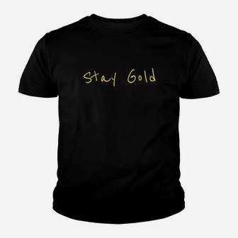 Stay Gold Youth T-shirt | Crazezy
