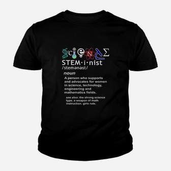 Steminist Free Science Youth T-shirt | Crazezy UK