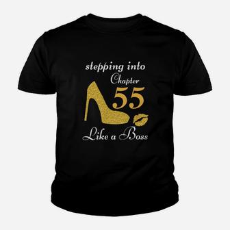 Stepping Into Chapter 55 Like A Boss Youth T-shirt - Monsterry DE