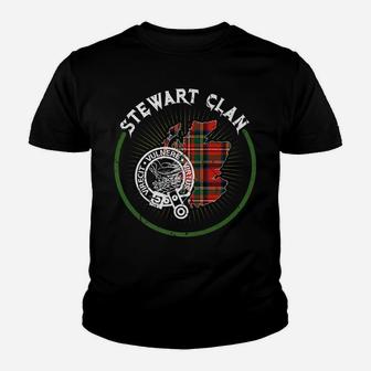Stewart Family Name Surname Reunion Matching Family Tree Youth T-shirt | Crazezy CA