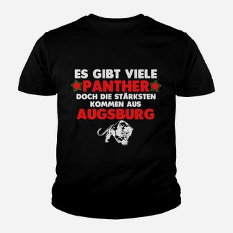 Stolzes Augsburg Panther Fan Kinder Tshirt, Lokalpatriotisches Design - Seseable