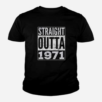 Straight Outta 1971 Funny Birthday Gift Youth T-shirt | Crazezy AU