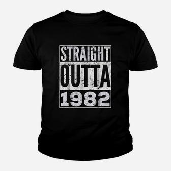 Straight Outta 1982 39Th Birthday Youth T-shirt | Crazezy DE