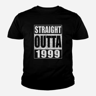 Straight Outta 1999 22Nd Birthday Gift Youth T-shirt | Crazezy UK