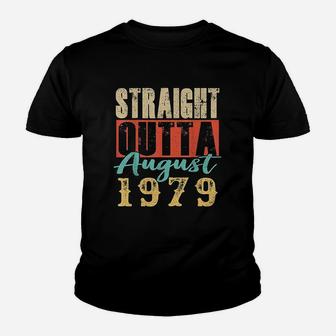 Straight Outta August 1979 Youth T-shirt | Crazezy DE