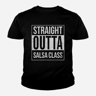 Straight Outta Salsa Class Youth T-shirt | Crazezy