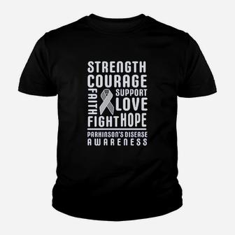 Strength Courage And Support Youth T-shirt | Crazezy AU