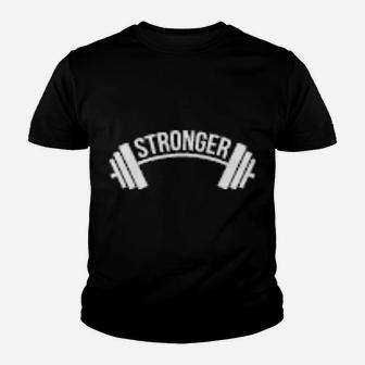 Stronger Cardio Simple Design Youth T-shirt - Monsterry DE