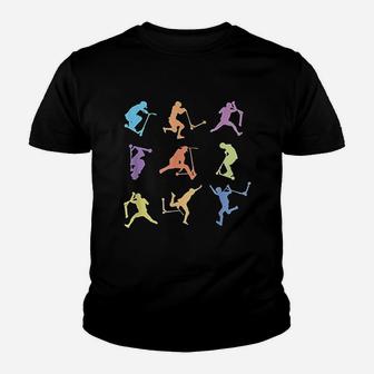 Stunt Scooter Tricks Youth T-shirt | Crazezy CA