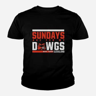 Sundays Are For My Dawgs Youth T-shirt | Crazezy UK