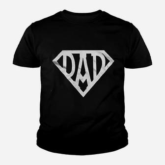 Super Dad Fathers Day Youth T-shirt | Crazezy CA