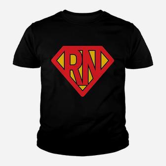 Super Nurse Rn Superhero Registered Nurse Hero Youth T-shirt | Crazezy AU