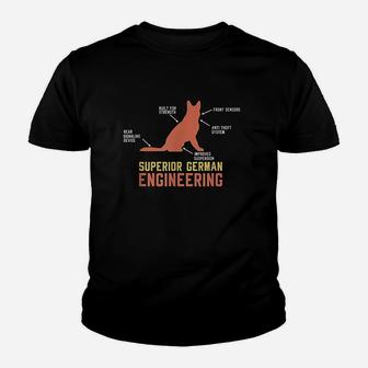 Superior German Engineering For German Shepherd Lover Youth T-shirt | Crazezy DE