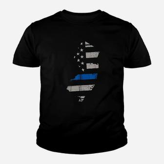 Support Law Enforcement New Jersey Nj State Police Youth T-shirt | Crazezy AU