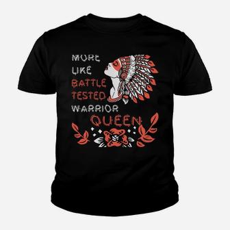 Sweet Old Lady More Like Battle-Tested Warrior Queen Sweatshirt Youth T-shirt | Crazezy UK
